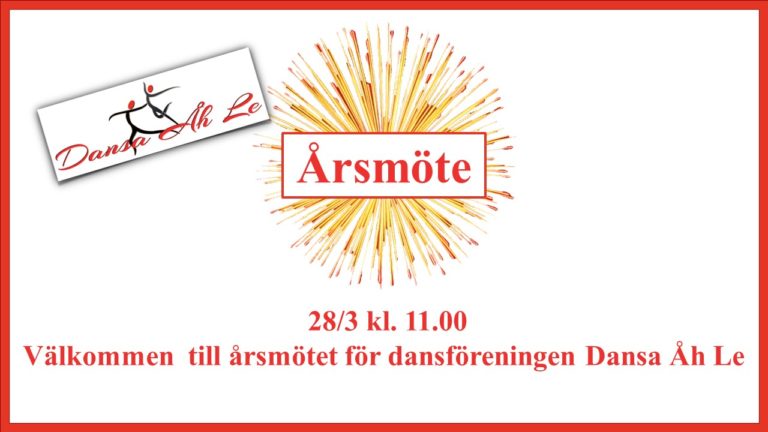 Digitalt årsmöte 2022 19/3 kl 16:00!